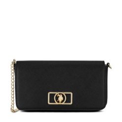 Torebka U.S. Polo Assn. Czarne listonoszki damskie U.S. Polo Assn., bez wzorów, bez dodatków. Za 219.99 zł.