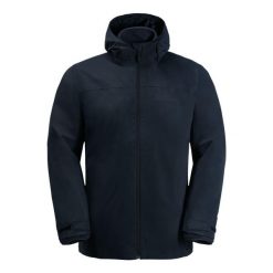 Kurtka 3w1 męska Jack Wolfskin Taubenberg. Niebieskie kurtki treningowe męskie Jack Wolfskin, na jesień, m, bez wzorów, z materiału. Za 789.99 zł.