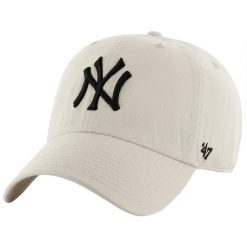 Czapka z daszkiem męska New York Yankees MLB Clean Up Cap. Brązowe czapki męskie 47 Brand, bez wzorów, z bawełny. Za 161.00 zł.