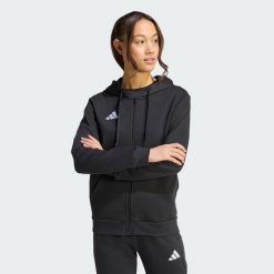 Bluza z kapturem Entrada26 Full Zip Hoodie. Białe bluzy z kapturem damskie Adidas. Za 219.00 zł.