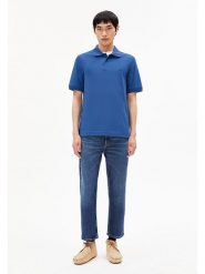 Armedangels Koszulka polo "Maario" w kolorze niebieskim rozmiar: M. Niebieskie koszulki polo męskie ARMEDANGELS, m, bez wzorów, z bawełny, bez ramiączek. Za 148.96 zł.