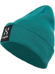Haglöfs Czapka beanie "Aze" w kolorze zielonym rozmiar: onesize. Zielone czapki zimowe damskie Haglöfs, ze splotem. Za 96.60 zł.