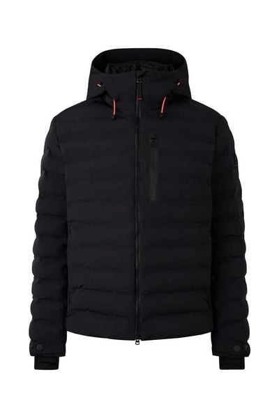 Kurtka narciarska męska BOGNER FIRE+ICE York. Czarne kurtki męskie na zimę, l, bez wzorów, z elastanu, sportowe, bez kaptura. Za 1,789.00 zł.