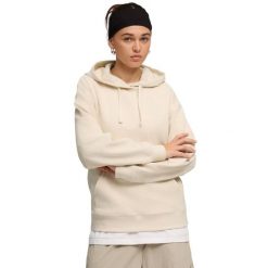 PUMA ESS Elevated Comfort Hoodie bluza damska. Brązowe bluzy z kapturem damskie Puma, m, z polaru. Za 177.99 zł.