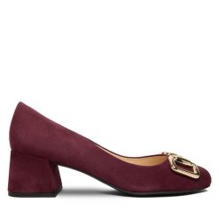 Półbuty HÖGL. Czarne półbuty damskie HÖGL, bez wzorów, bez obcasa, na obcasie. Za 429.99 zł.