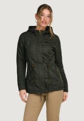 Parka Kobieta ONLY Onllorca Life Canvas Cc Otw. Brązowe parki damskie Only, s, bez wzorów, z bawełny. Za 309.80 zł.