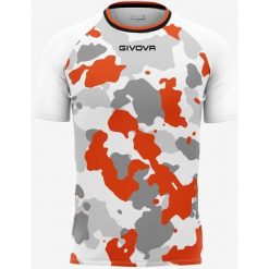 Męska koszulka Givova w białej i pomarańczowej bawełnie. Brązowe t-shirty sportowe męskie Givova, m, z bawełny, bez ramiączek, do piłki nożnej. Za 75.66 zł.