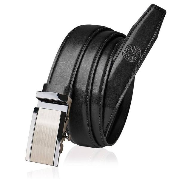 Skórzany pasek BETLEWSKI AUTO-LIC30 CZ 100_K1 czarny. Czarne paski męskie bez wzorów, z materiału. Za 109.00 zł.