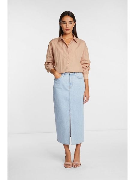 Rich & Royal Koszula w kolorze beżowym rozmiar: 38. Brązowe koszule damskie Rich & Royal, bez wzorów, bez kołnierzyka, bez ramiączek. Za 121.80 zł.