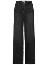 Sublevel Dżinsy - Comfort fit - w kolorze czarnym rozmiar: L. Czarne jeansy damskie Sublevel, z podwyższonym stanem. Za 188.85 zł.