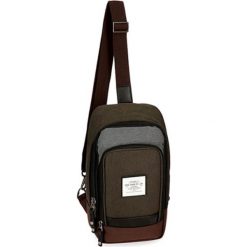 Torba w kolorze khaki - (S)18 x (W)35 x (G)9 cm. Brązowe torby męskie na ramię Pepe Jeans Accessories, bez wzorów, z materiału, na ramię. W wyprzedaży za 77.95 zł.
