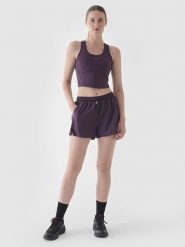 4F Szorty sportowe w kolorze fioletowym rozmiar: M. Różowe spodenki sportowe damskie 4f, m, z materiału, outdoorowe. Za 92.21 zł.