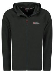 Geographical Norway Kurtka polarowa "Tugood" w kolorze czarnym rozmiar: S. Czarne kurtki męskie Geographical Norway, s, bez wzorów, z materiału, bez kaptura. Za 65.38 zł.