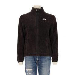 Damska czarna polarowa kurtka Osito TNF. Czarne kurtki damskie The North Face, l, bez wzorów, z materiału, bez kaptura. Za 212.96 zł.