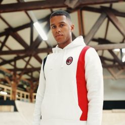 Bluza z kapturem AC Milan męska. Białe bluzy z kapturem męskie AC MILAN, m. Za 219.99 zł.