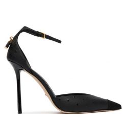 Szpilki Elisabetta Franchi. Czarne szpilki Elisabetta Franchi, bez wzorów, bez obcasa. Za 2,939.00 zł.