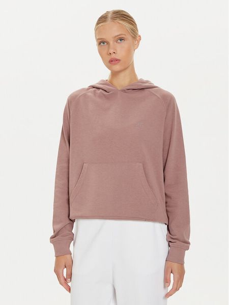 4F Bluza 4FWMM00TSWSF1468 Beżowy Regular Fit. Brązowe bluzy bez kaptura damskie 4f, m, z bawełny. Za 79.99 zł.