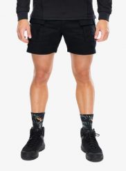 Spodenki turystyczne Helikon-Tex Cargo Shorts. Czarne szorty męskie HELIKON-TEX, z bawełny, bez kołnierzyka. Za 219.99 zł.