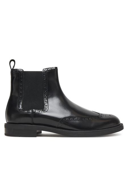 Tommy Hilfiger Sztyblety Hilfiger Vogue FM0FM05765 Czarny. Czarne sztyblety męskie Tommy Hilfiger, ze skóry, bez zapięcia. Za 399.99 zł.