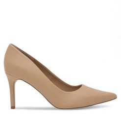 Szpilki Jenny Fairy. Brązowe szpilki Jenny Fairy, bez wzorów, bez obcasa. Za 139.99 zł.