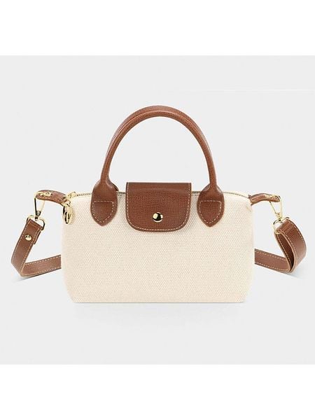 Lucky Bees Torebka w kolorze kremowo-jasnobrązowym - 24 x 16 x 8 cm rozmiar: onesize. Brązowe torebki klasyczne damskie Lucky Bees, bez wzorów, z materiału, bez dodatków. Za 91.77 zł.