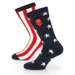 Skarpety sportowe Hydrogen USA Socks 36/40 2 Pary. Białe skarpetki damskie HYDROGEN, bez wzorów. Za 119.99 zł.