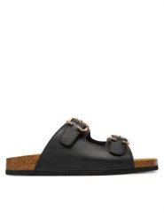 Lasocki Klapki ARC-28936-03 Czarny. Czarne klapki damskie Lasocki, bez wzorów, ze skóry, bez obcasa. Za 139.99 zł.