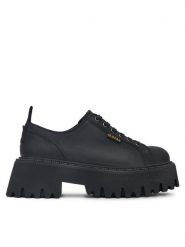 G-Star Raw Półbuty WI34-MANYA-01 Czarny. Czarne półbuty damskie G-Star, bez wzorów, z nubiku, retro, bez obcasa, na płaskiej podeszwie. Za 223.99 zł.