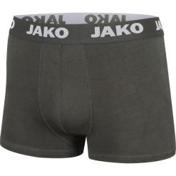 Bokserki Jako Basic -2-pack. Szare bokserki męskie Jako, bez wzorów, z bawełny. Za 131.50 zł.