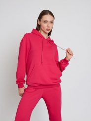 BGN Bluza w kolorze różowym rozmiar: 38. Różowe bluzy z kapturem damskie BGN, z bawełny. Za 121.99 zł.