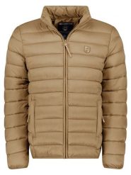 Canadian Peak Kurtka pikowana "Amitaleak" w kolorze jasnobrązowym rozmiar: 3XL. Brązowe kurtki męskie Canadian Peak, xl, bez wzorów, bez kaptura. Za 117.45 zł.