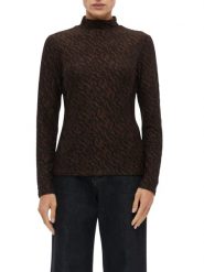 S.Oliver BLACK LABEL koszulka z długim rękawem Kobiety brązowy, 44. Brązowe t-shirty damskie s.Oliver Black Label, s, bez wzorów, bez kołnierzyka. Za 269.95 zł.