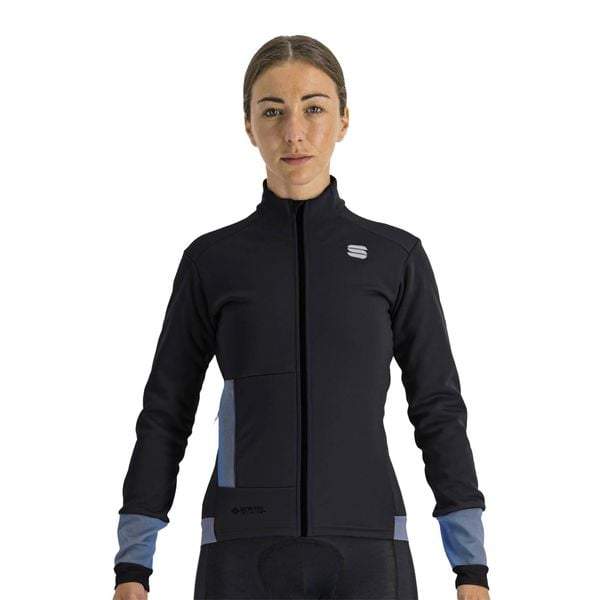 Kurtka rowerowa damska Sportful Super. Czarne kurtki damskie SPORTFUL, xl, bez wzorów, bez kaptura. Za 409.99 zł.