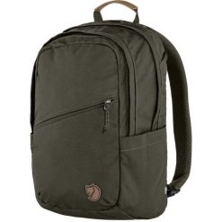 FJALLRAVEN Plecak RAVEN 20 Dark Olive. Zielone plecaki męskie Fjällräven, bez wzorów, z tkaniny. Za 458.85 zł.