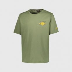 Koszulka T-shirt Bear Shaper oliwkowa zieleń. Zielone t-shirty męskie BEAR, bez wzorów, bez kołnierzyka. Za 126.86 zł.