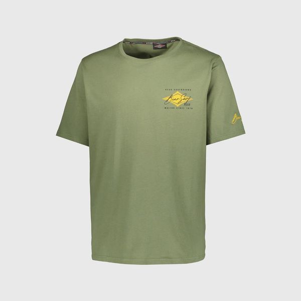 Koszulka T-shirt Bear Shaper oliwkowa zieleń. Zielone t-shirty męskie BEAR, bez wzorów, bez kołnierzyka. Za 126.86 zł.