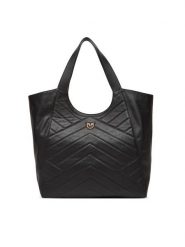 PINKO Torebka Tote Bag PE 25 PLTT 104536 A2AO Czarny. Czarne torebki klasyczne damskie Pinko, bez wzorów, ze skóry, bez dodatków. Za 1,099.00 zł.