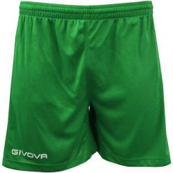 Męskie Spodenki Dresowe One. Zielone szorty męskie Givova, z dresówki, bez kołnierzyka. Za 62.99 zł.