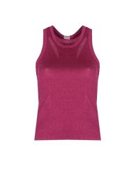 Pinko Top "Valutare" | 100326 A0KG | Kobieta | Bordowy. Czerwone topy damskie Pinko, s, bez wzorów, z elastanu, bez kołnierzyka. W wyprzedaży za 209.00 zł.