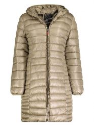 Geographical Norway Płaszcz pikowany "Annecy" w kolorze oliwkowym rozmiar: XXL. Zielone płaszcze damskie Geographical Norway, xxl, bez wzorów. Za 136.13 zł.