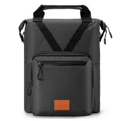 Plecak do roweru składanego brompton 11,5L podróżny. Szare plecaki męskie ROCKBROS, bez wzorów. Za 339.99 zł.