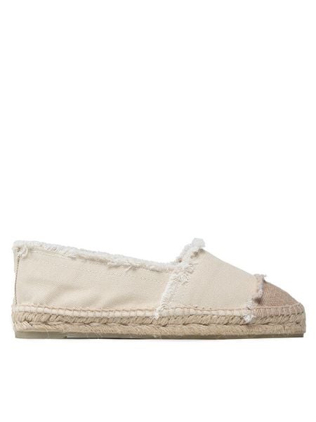 Castañer Espadryle Kampala/001 021852-203 Beżowy. Brązowe espadryle damskie Castañer, bez wzorów, z materiału, bez obcasa. Za 459.99 zł.