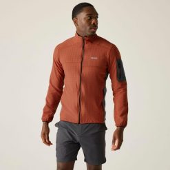 Męska bluza polarowa Baslinn z zamkiem błyskawicznym. Brązowe bluzy bez kaptura męskie Regatta, m, z dzianiny. Za 329.99 zł.