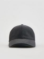 Czapka baseball - ciemnoszary. Szare czapki męskie Reserved, bez wzorów. Za 65.99 zł.