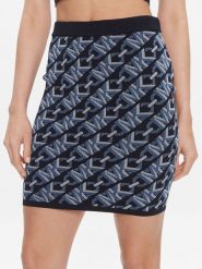 MICHAEL Michael Kors Spódnica mini MR470BM9Z6 Granatowy Slim Fit. Niebieskie spódniczki damskie MICHAEL Michael Kors, m, bez wzorów, z wiskozy, mini. Za 399.99 zł.