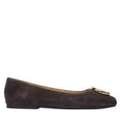 Baleriny MICHAEL Michael Kors. Brązowe baleriny damskie MICHAEL Michael Kors, bez wzorów, bez obcasa. Za 679.99 zł.