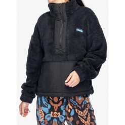 Bluza polarowa damska Kavu Rockhaven. Czarne bluzy bez kaptura damskie KAVU, xs, z polaru. Za 270.99 zł.