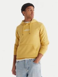 Quiksilver Bluza Screen Fleece Fineline EQYFT05136 Żółty Regular Fit. Żółte bluzy bez kaptura męskie Quiksilver, l, z syntetyku. Za 229.99 zł.