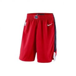 Spodnie koszykarskie męskie Nike Nba Washington Wizards. Czerwone szorty męskie Nike, bez wzorów, sportowe. Za 387.00 zł.