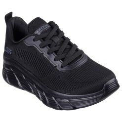 Buty sportowe damskie Skechers Bobs B Flex Hi Fly. Czarne buty sportowe na co dzień damskie Skechers, bez wzorów. Za 300.68 zł.